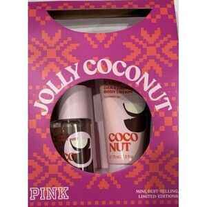 Victoria’s Secret PINK Jolly Coconut Mist Lotion 2pc Mini Gift Set